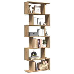 vidaXL &Eacute;tag&egrave;re s&eacute;paratrice de pi&egrave;ce &agrave; 6 niveaux ch&ecirc;ne artisanal