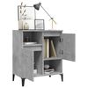 vidaXL Buffet Gris béton 60x35x70 cm Bois d'ingénierie
