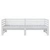 vidaXL Lit coulissant sans matelas blanc 2x(90x200) cm