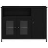 vidaXL Buffet Ch&ecirc;ne noir 100 x 35 x 75 cm