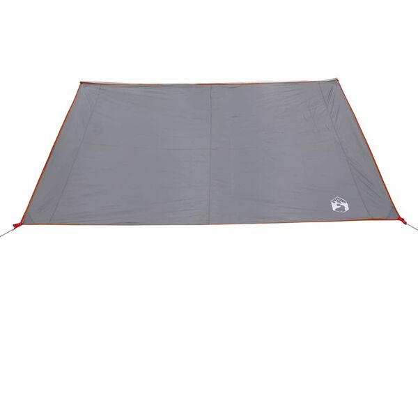 vidaXL Tarp r&eacute;sistant &agrave; l'eau Gris et orange