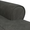 vidaXL Chaise longue avec coussin Noir 91 x 157 x 91 cm Simili cuir