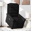 vidaXL Fauteuil inclinable noir tissu