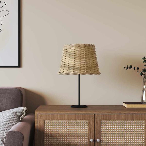 vidaXL Abat-jour marron &Oslash;30x20 cm osier