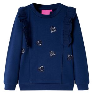 vidaXL Sweatshirt pour enfants bleu marine 104