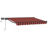 vidaXL Cadre de store manuel avec LEDs 3,5 x 2 m