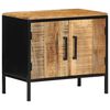 vidaXL Cabinet de chevet Marron et Noir 50 x 30 x 45 cm