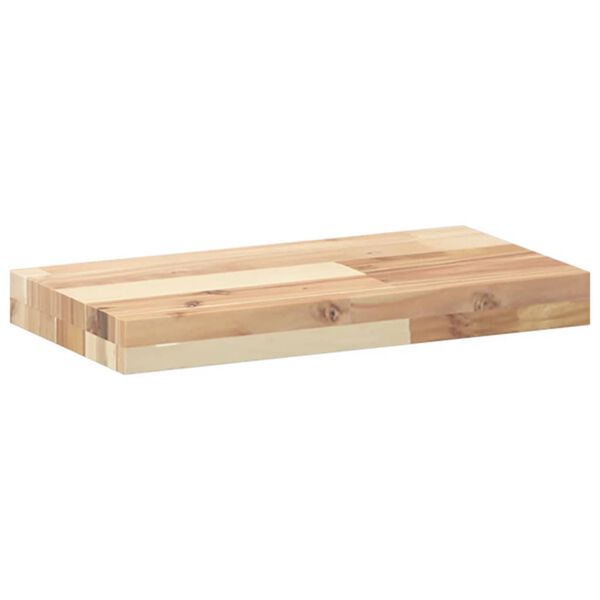 vidaXL &Eacute;tag&egrave;re flottante 40x20x4 cm bois d'acacia massif non trait&eacute;