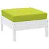 vidaXL Coussin de palette vert vif 60x60x9,5 cm tissu oxford