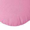 vidaXL Coussins de si&egrave;ge 2 pcs Rose &Oslash;40 x 13 cm tissu