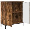 vidaXL Buffet Ch&ecirc;ne fum&eacute; 69,5 x 33 x 82 cm Bois d'ing&eacute;nierie