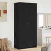 vidaXL Armoire Ch&ecirc;ne noir 90 x 52 x 200 cm Bois d'ing&eacute;nierie