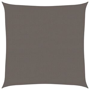 vidaXL Voile d'ombrage 160 g/m&sup2; Anthracite 6x6 m PEHD