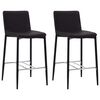 vidaXL Ensemble de bar 3 pcs Similicuir Marron