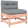 vidaXL Salon de jardin 5 pcs avec coussins bois massif douglas
