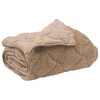 vidaXL Duvet d'hiver Taupe 220 x 260 cm Microfibre et polaire Teddy