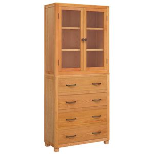 vidaXL Ensemble de meubles de rangement 2 pc Naturel 80 x 35 x 185 cm