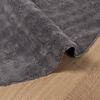 vidaXL Tapis de surface Rond HUARTE Anthracite &Oslash; 160 CM Polyester