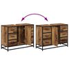 vidaXL Ensemble de mobilier de salle de bain 2 pcs Bois ancien