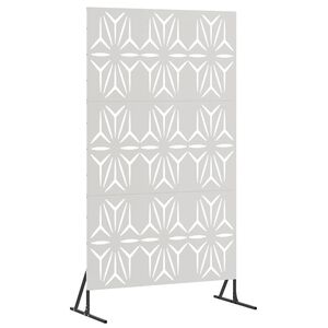 vidaXL &Eacute;cran de confidentialit&eacute; Gris 100 x 50 x 180 cm Acier