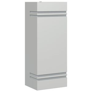 vidaXL Applique murale d'ext&eacute;rieur argent&eacute; acier inoxydable