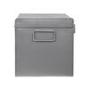 LABEL51 Bo&icirc;te de rangement Vintage 50x30x30 cm L Gris antique