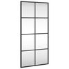 vidaXL Miroir mural noir 40x80 cm rectangulaire fer