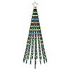 vidaXL Arbre de No&euml;l LED 180 cm 255 LED Multicolore Acier Noir
