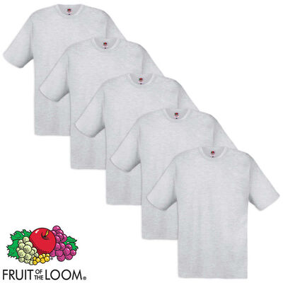 Fruit of the Loom T-shirt original 100 % coton gris XXL