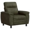 vidaXL Canap&eacute; Vert arm&eacute;e 95 x 90 x 95 cm Simili daim