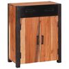 vidaXL Buffet avec tiroir Marron 55 x 30 x 75 cm Bois d'Acacia Massif