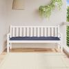 vidaXL Coussin de banc de jardin bleu marine 180x50x7 cm tissu oxford