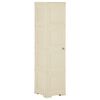 vidaXL Armoire plastique 40x43x164 cm design de bois blanc angora