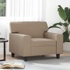 vidaXL Fauteuil Cappuccino 60 cm Similicuir
