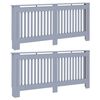 vidaXL Cache-Radiateur 2 pc Gris 172 x 19 x 81,5 cm Bois d'ing&eacute;nierie