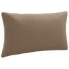 vidaXL Coussin de dos PUTTEN 100 % polyester Taupe 70 x 40 x 15 cm