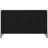 vidaXL Buffet noir 100x36x60 cm bois d'ingénierie