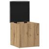 vidaXL Banc de rangement chêne artisanal 42x42x45 cm bois d'ingénierie