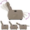 vidaXL Fauteuil inclinable Cappuccino Similicuir