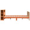 vidaXL Cadre de lit sans matelas cire marron 140x190cm bois pin massif