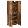 vidaXL Haut Armoire Bois Ancien 69,5 x 34 x 180 cm Bois d'ing&eacute;nierie