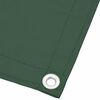 vidaXL &Eacute;cran de balcon vert fonc&eacute; 75x1000 cm 100% polyester oxford