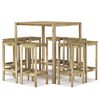vidaXL Ensemble de bar de jardin 9 pcs Bois de pin imprégné