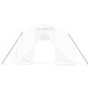 vidaXL Serre avec cadre en acier blanc 72 m² 24x3x2 m