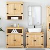 vidaXL Ensemble de meubles salle de bain 3 pcs Corona bois pin massif