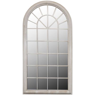 vidaXL Miroir de jardin d'arche rustique 60x116 cm Intérieur/extérieur