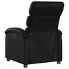 vidaXL Fauteuil inclinable &eacute;lectrique Noir Similicuir