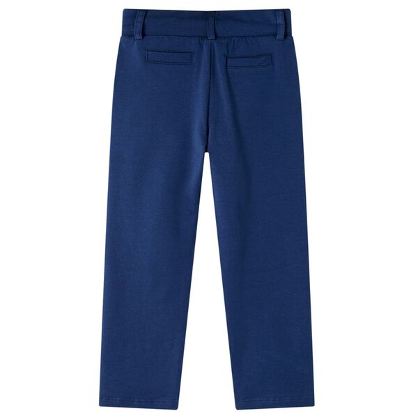 Pantalons pour enfants avec cordon de serrage bleu marine 128