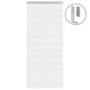 vidaXL Moustiquaire de porte &agrave; cha&icirc;ne 90x200 cm aluminium