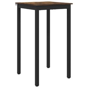 vidaXL Table de bar debout Bois d'ing&eacute;nierie Carr&eacute;